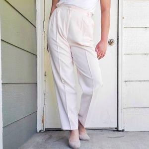 Vintage Worthington | Pale Pink Trousers • Size 10